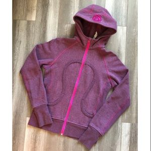 Purple & Pink Lululemon Zipper Hoodie